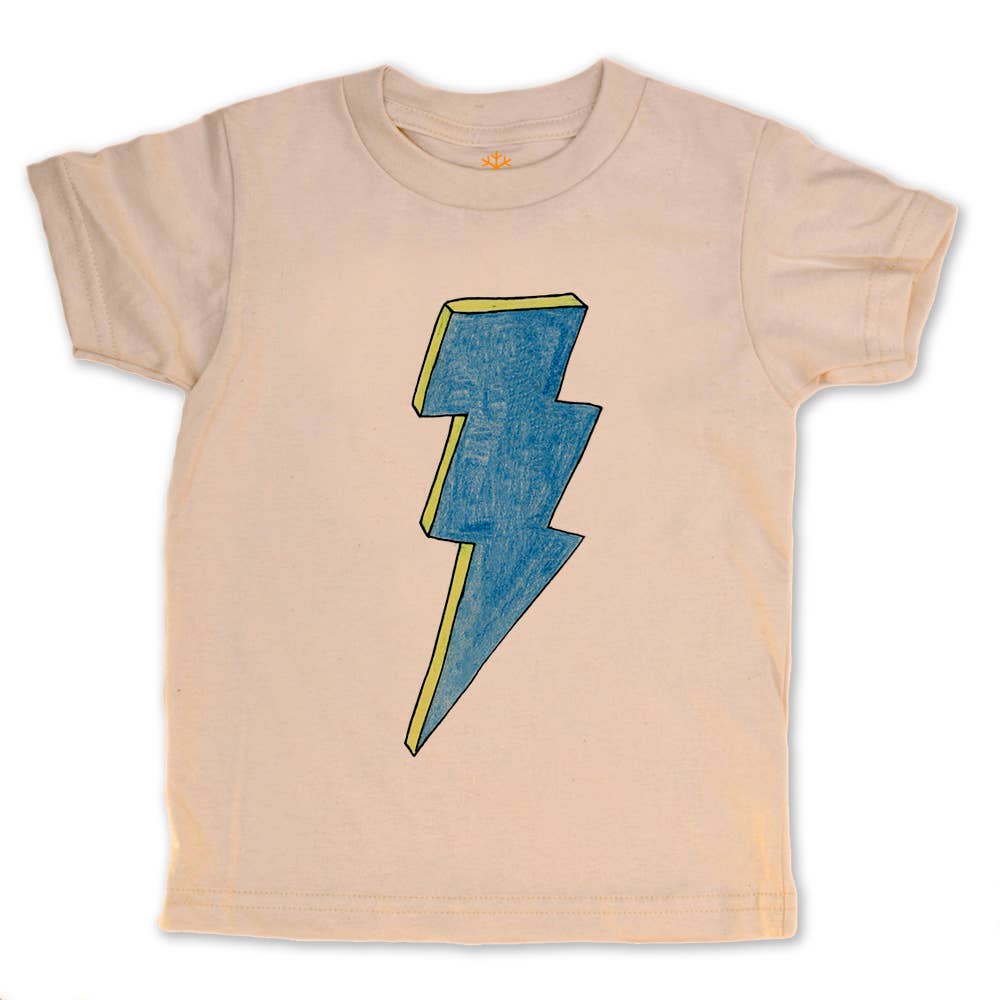 Lighting Bolt Kids Tee by Orangeheat
