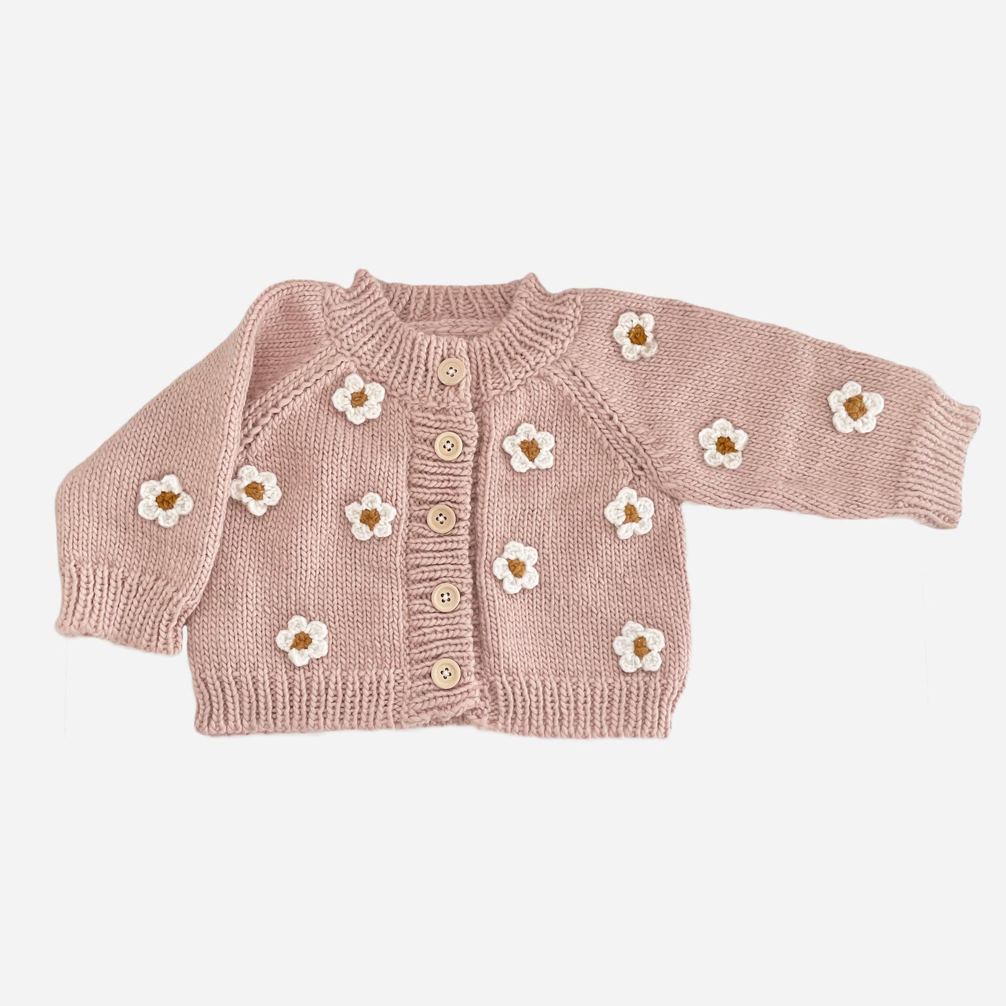 Blush Flower Cardigan Baby & Toddler Cardigan Sweater