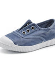 Cienta Washed Denim Slip On Shoes