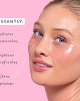 UNDEREYE Rosé Hydrating Under Eye Masks