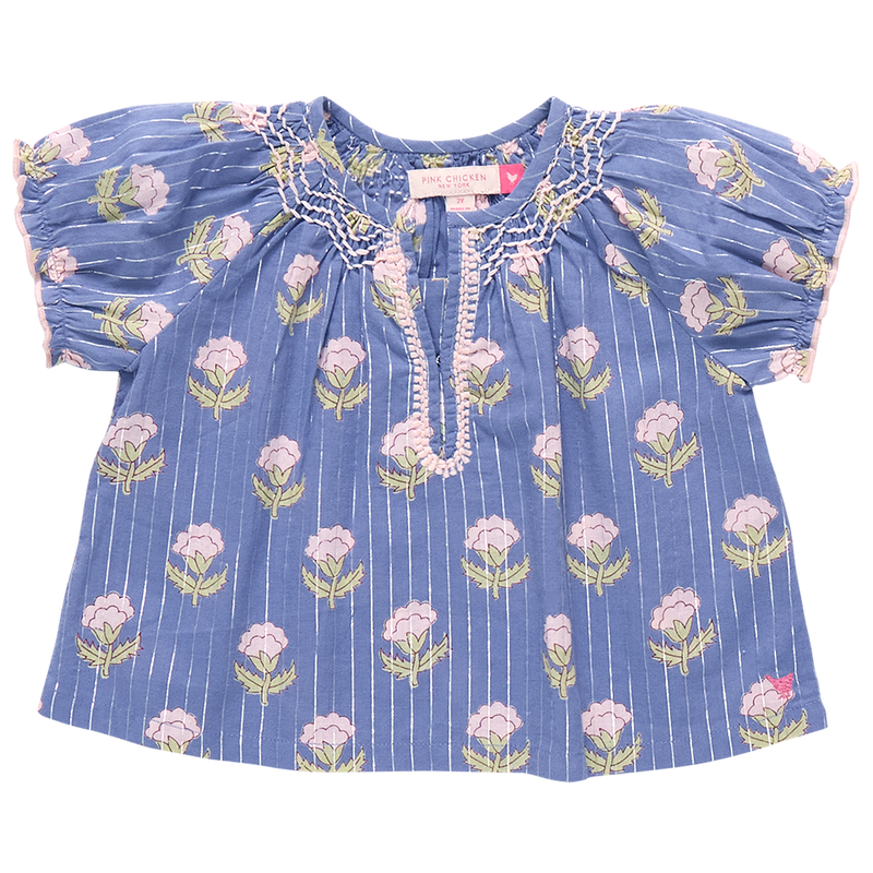 Girls Pink Chicken Ava Shirt