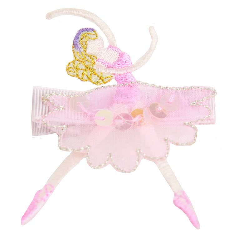 Ballerinas Clip: Pink w/ blonde