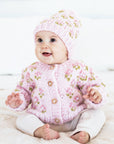 Bitty Blooms Blush Cardigan Sweater for Baby & Toddler
