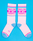 Taylor Is My Therapist Gym Crew Socks