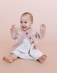 Blush Flower Cardigan Baby & Toddler Cardigan Sweater