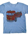 Fire Truck Kids Tee Shirt by Orangeheat