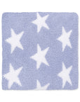 Chenille - Dusty Blue Star Blanket
