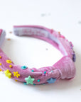 Beaded Headband - Happy Hues
