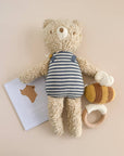 Teether Bee Cotton Crochet Rattle Spring Summer Baby Toy: In Stock