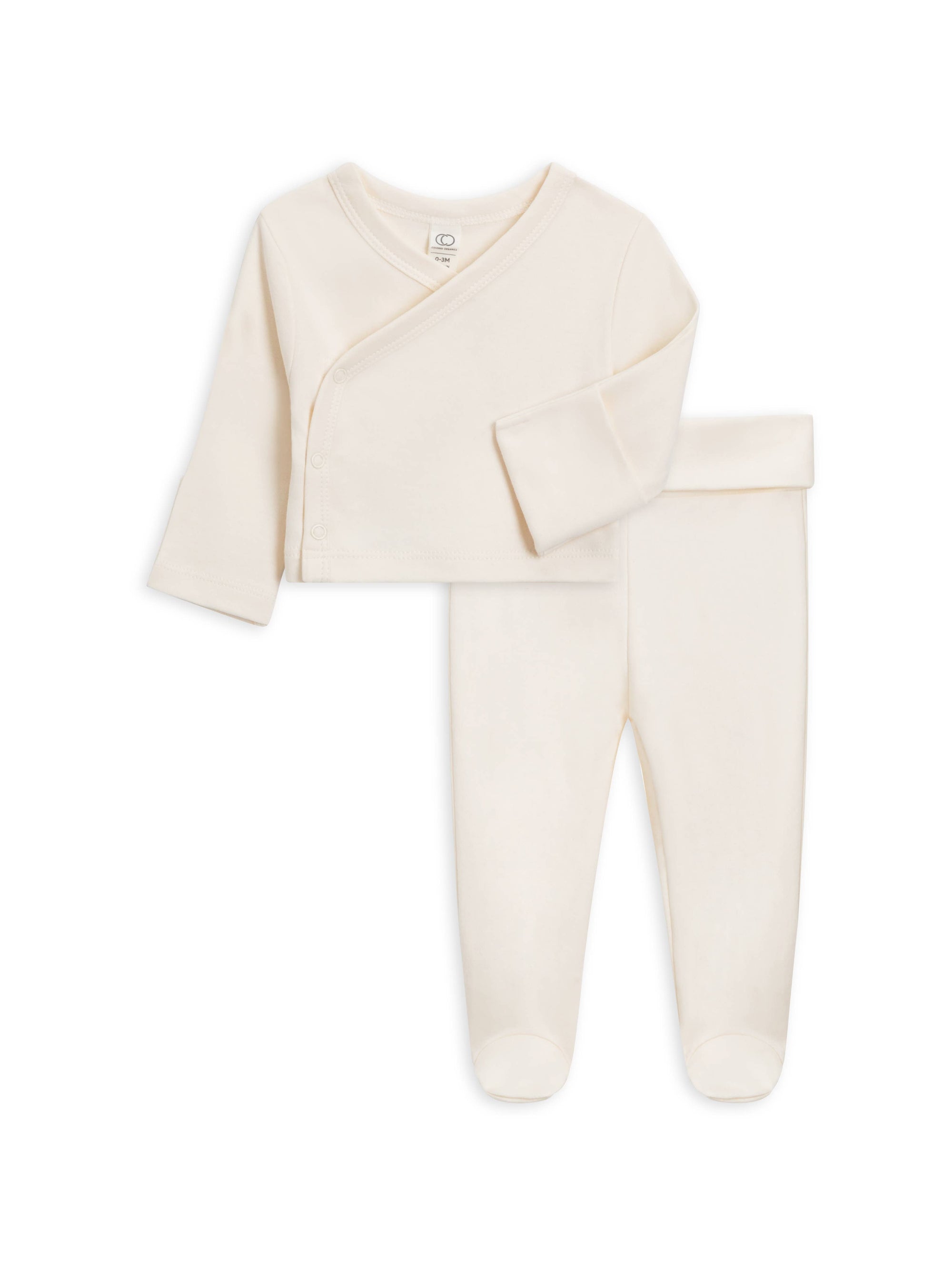 Organic Riley 2 Piece Kimono Wrap Top + Pant Set