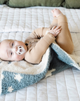 DOUBLE-LAYER BAMBONI® MINI BLANKETS: Elephant Double Layer