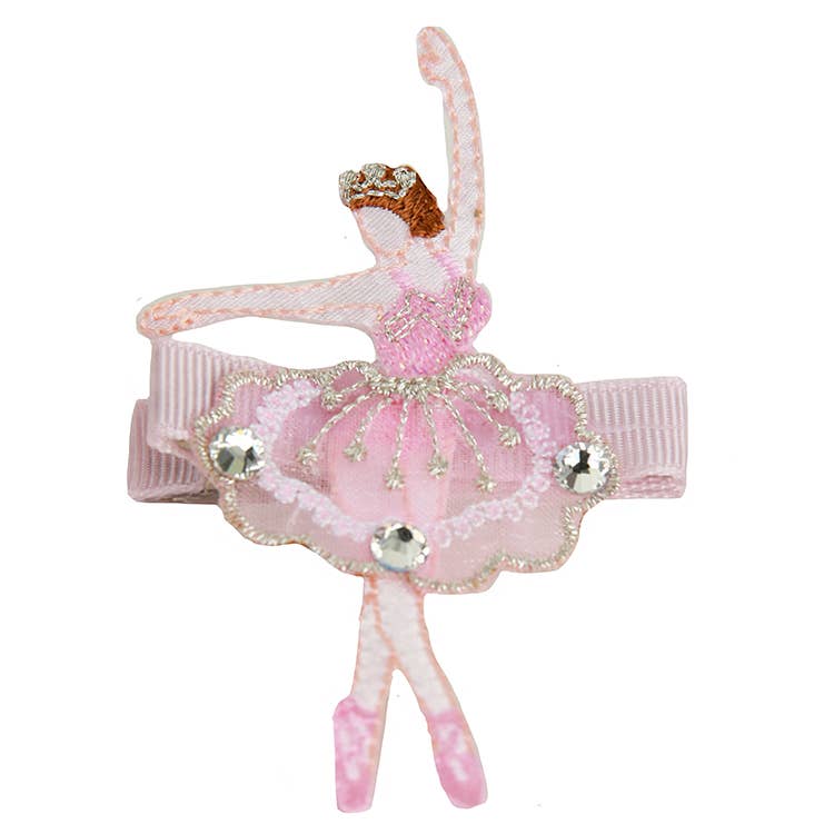 Ballerinas Clip: Pink w/ blonde