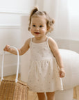 Organic Baby Soleil Pointelle Bodysuit Dress - Pia Floral