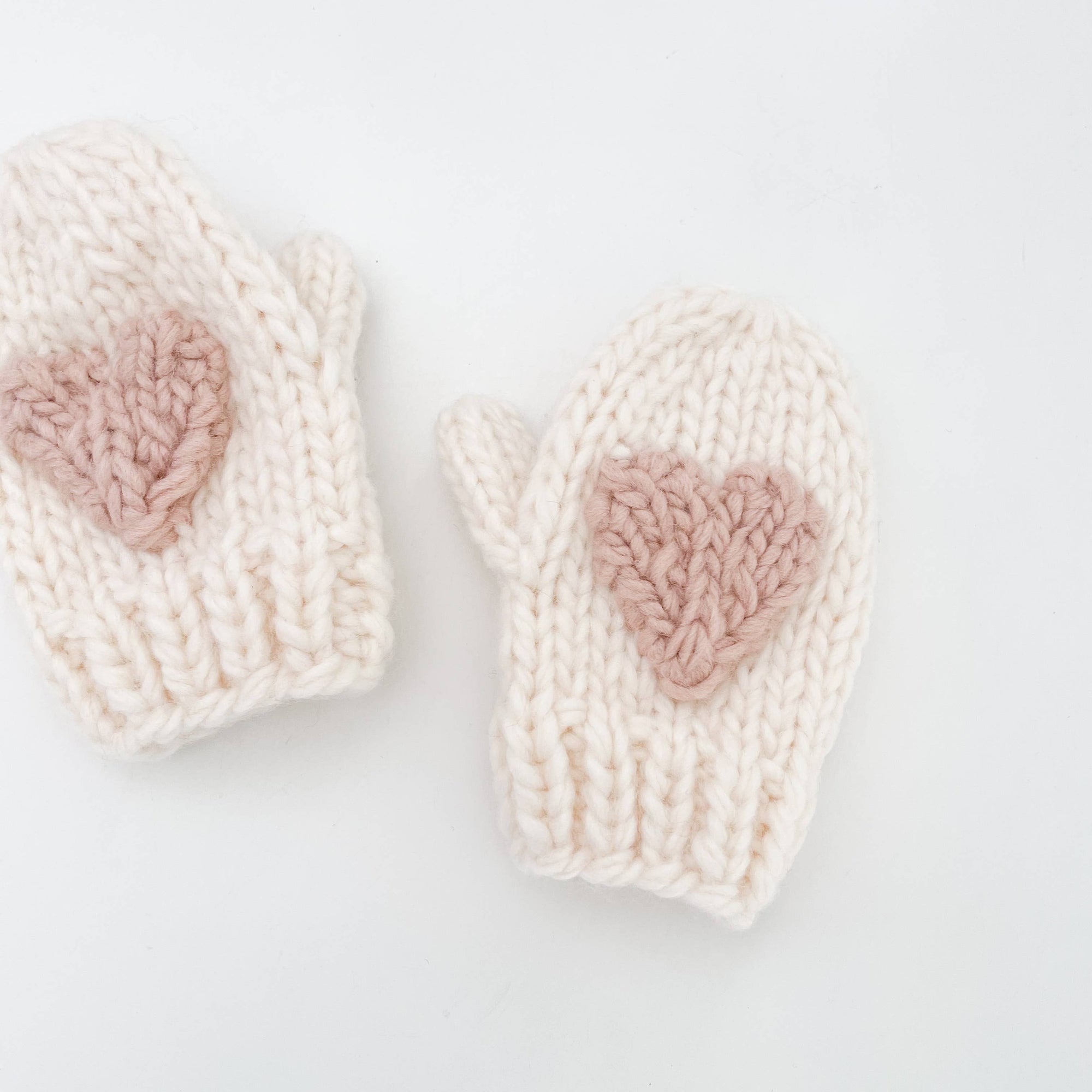 Blush Heart Mittens Baby & Kids