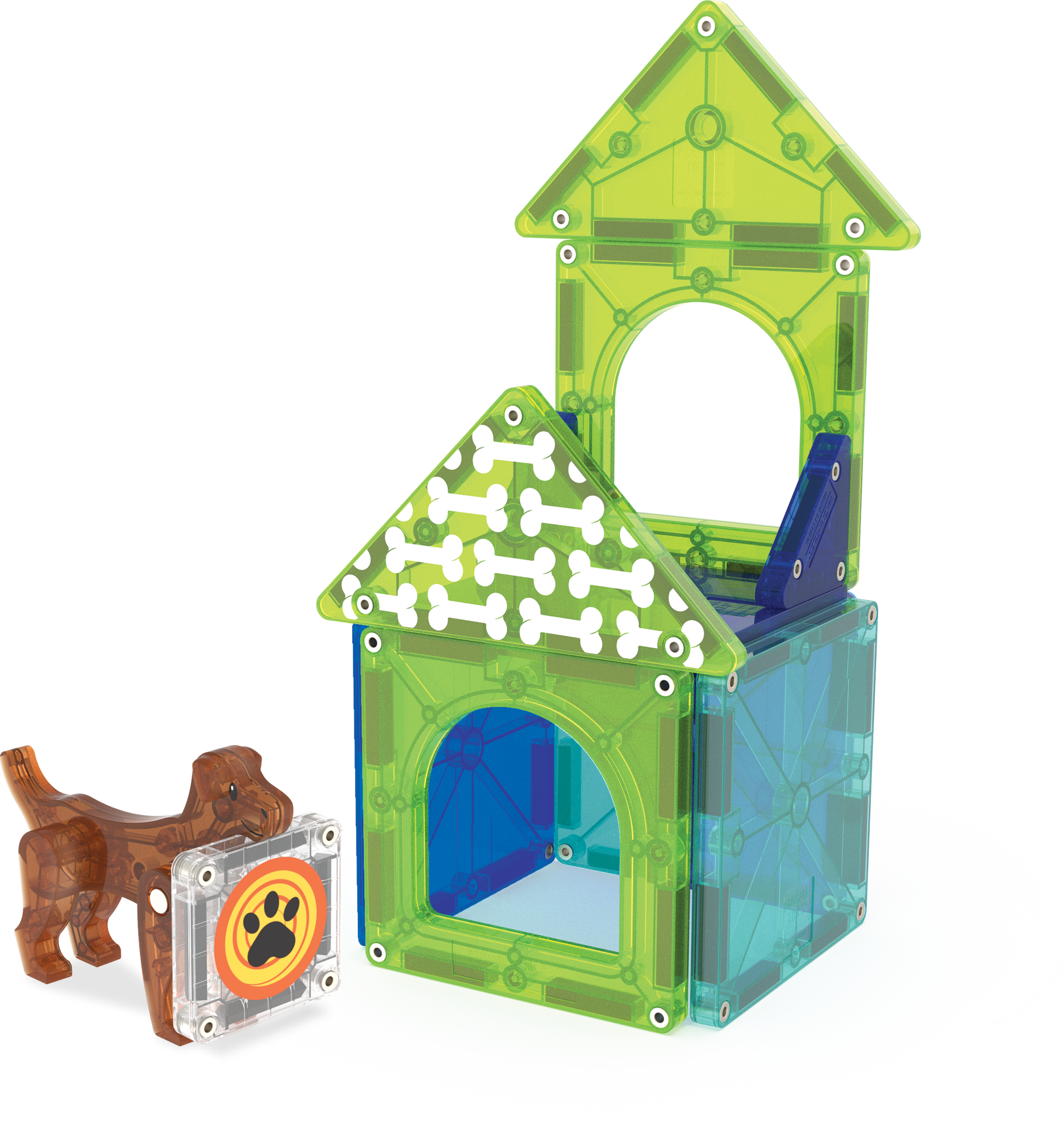 Magna-Tiles Dog House 13-Piece Set