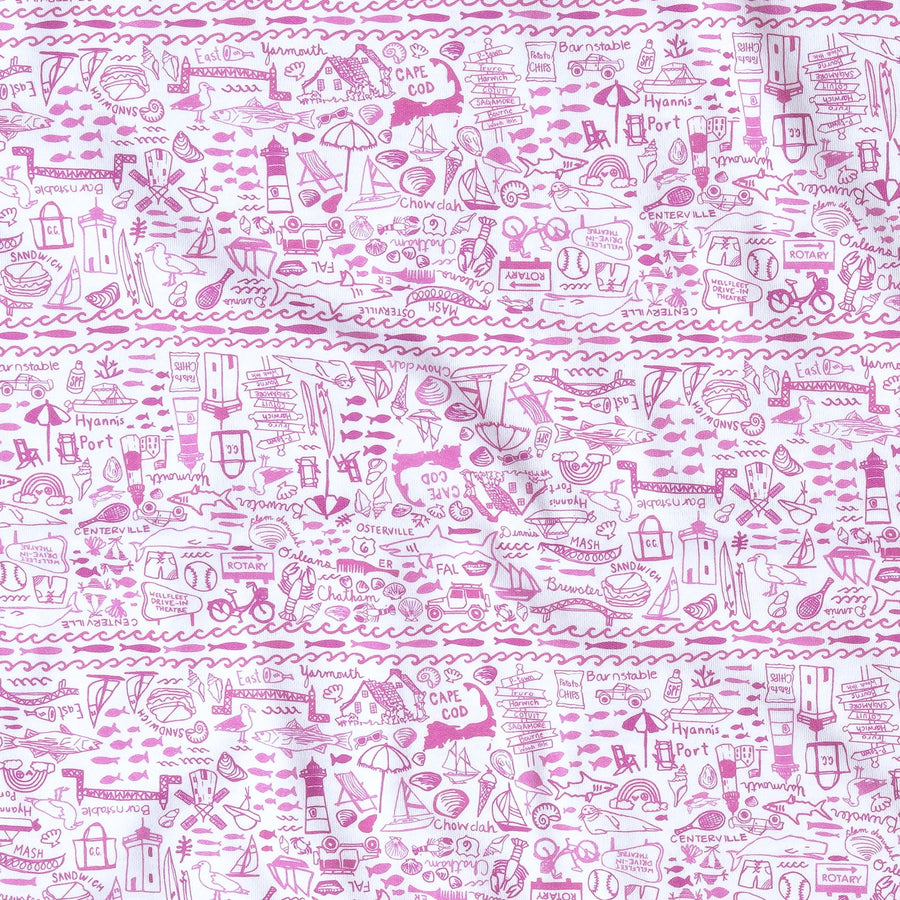 Joy Street Cape Cod Pink Print detail