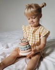 Classic Silicone Stacking Teething Ring Toy