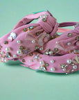 Girls Beaded Headband - Mermaid Pink