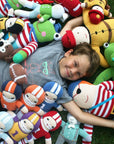 Phil the Football Knit Rattle: 5" Rattle