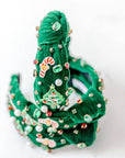 Beaded Headband - Christmas Craze: Green