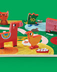 10-Piece Stacking Wood Puzzle - 123 Barnyard