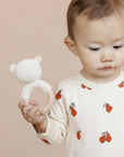 Teether Bear Cotton Rattle Baby Newborn Gift Toy