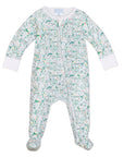 Joy Street Golf Print Zip Onesie Baby