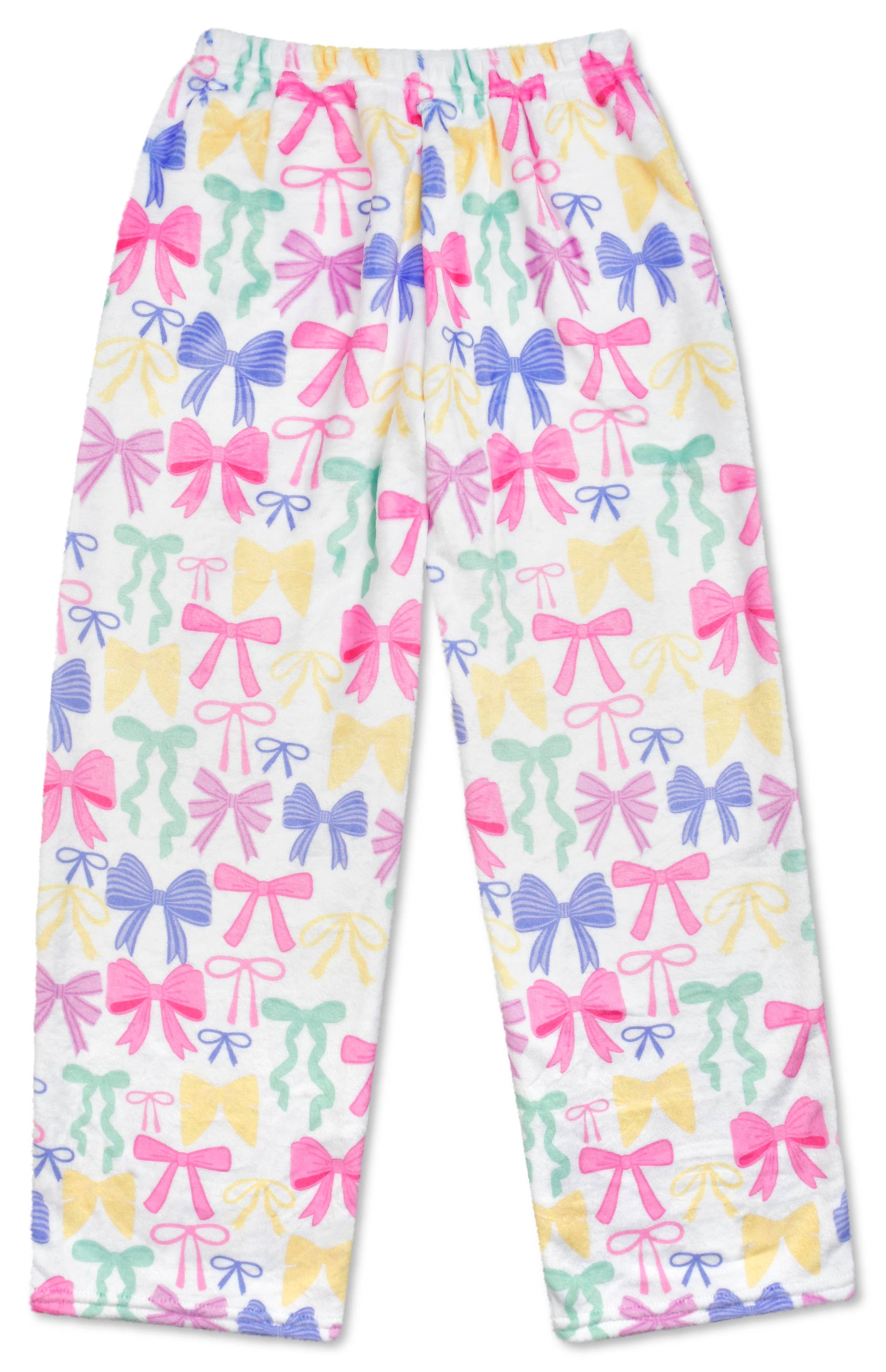 PRETTY BOWS PLUSH PANTS