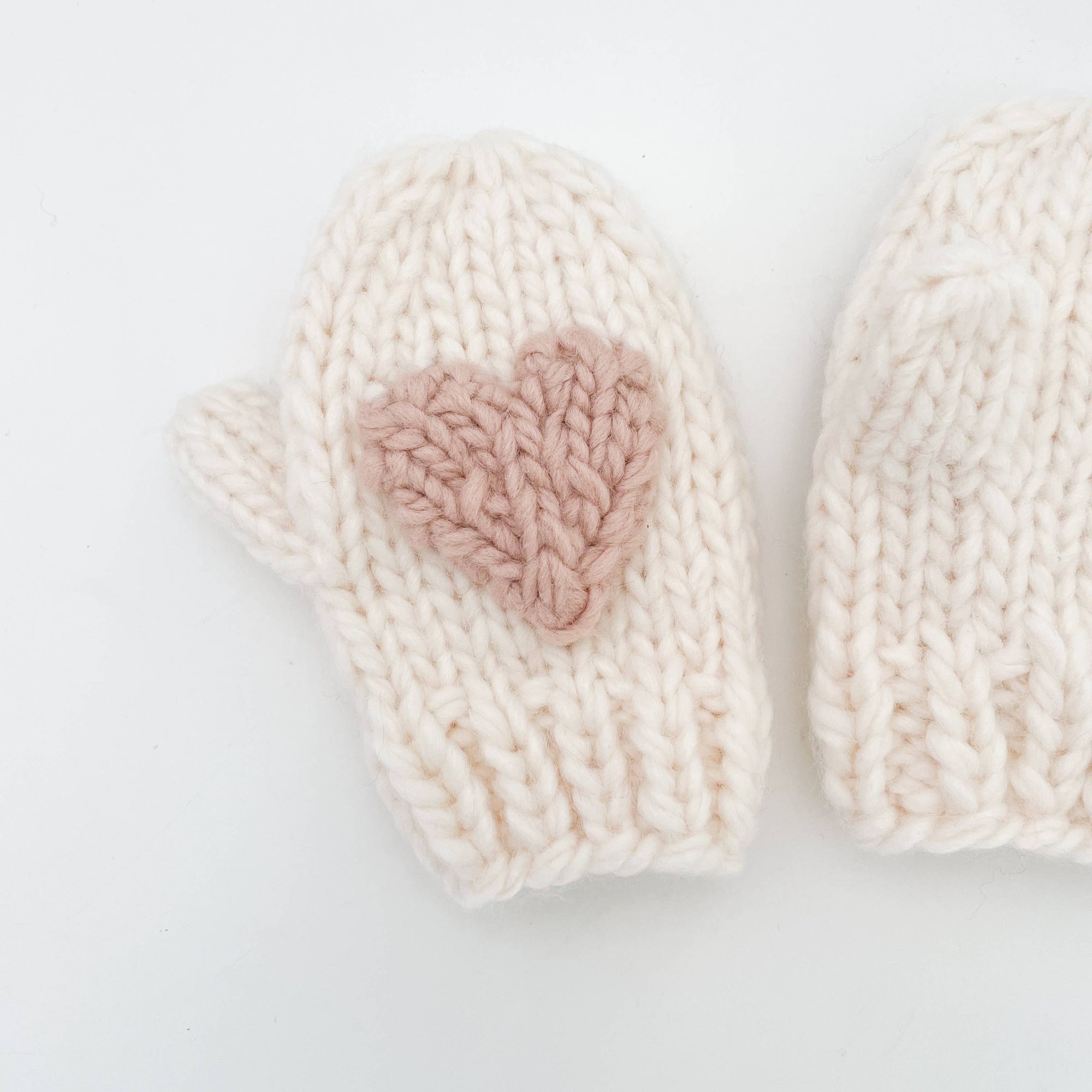 Blush Heart Mittens Baby & Kids