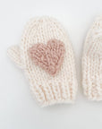 Blush Heart Mittens Baby & Kids
