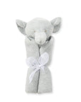 Lovie Blankie - Elephant Grey: 13"X13"