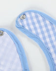 Blue Gingham 'Birthday Boy' Bib