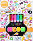 Kaleidoscope Coloring: Neon by Editors of Silver Dolphin Books: Kit - Paperback; 64 pages / English