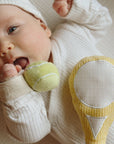 First Serve // Baby wrist rattle