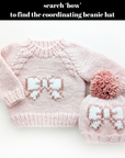 Bow Sweater for Baby & Toddler Girls
