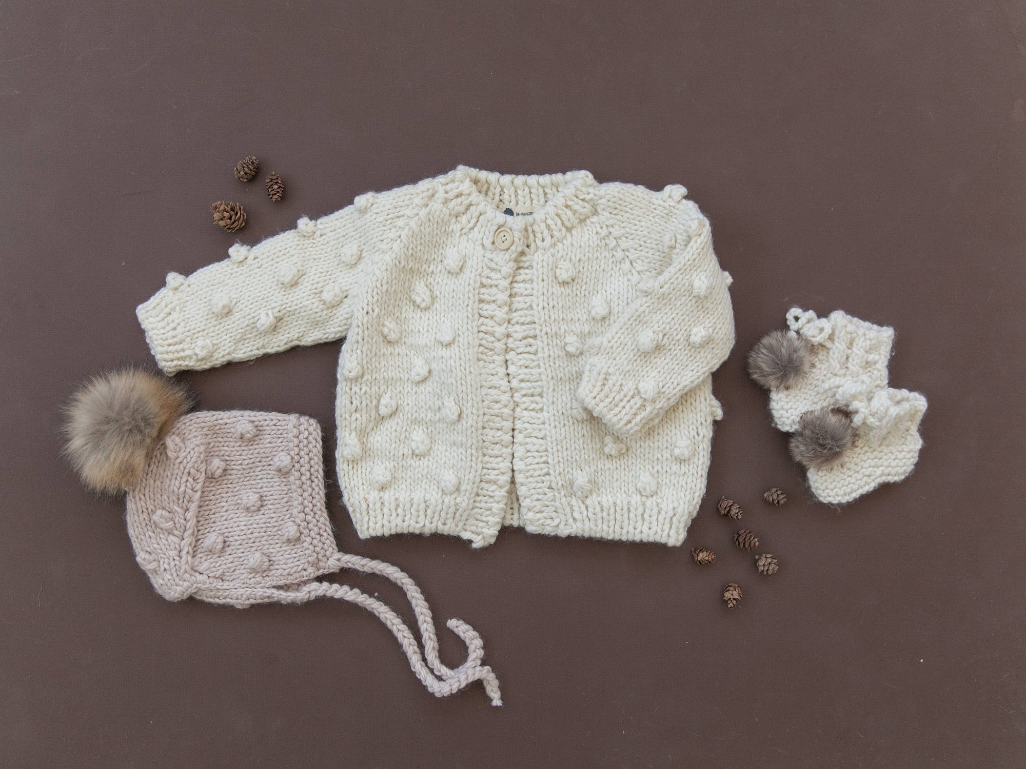 Popcorn Cardigan Sweater