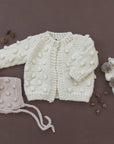 Popcorn Cardigan Sweater