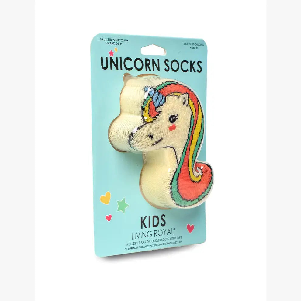 3D Packaged Unicorn Crew Socks