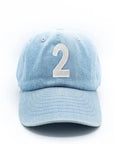 Denim Number Baseball Hat: 1 / Toddler (1Y-4Y)
