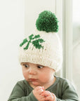 Shamrock St. Patrick's Day Hand Knit Beanie Hat
