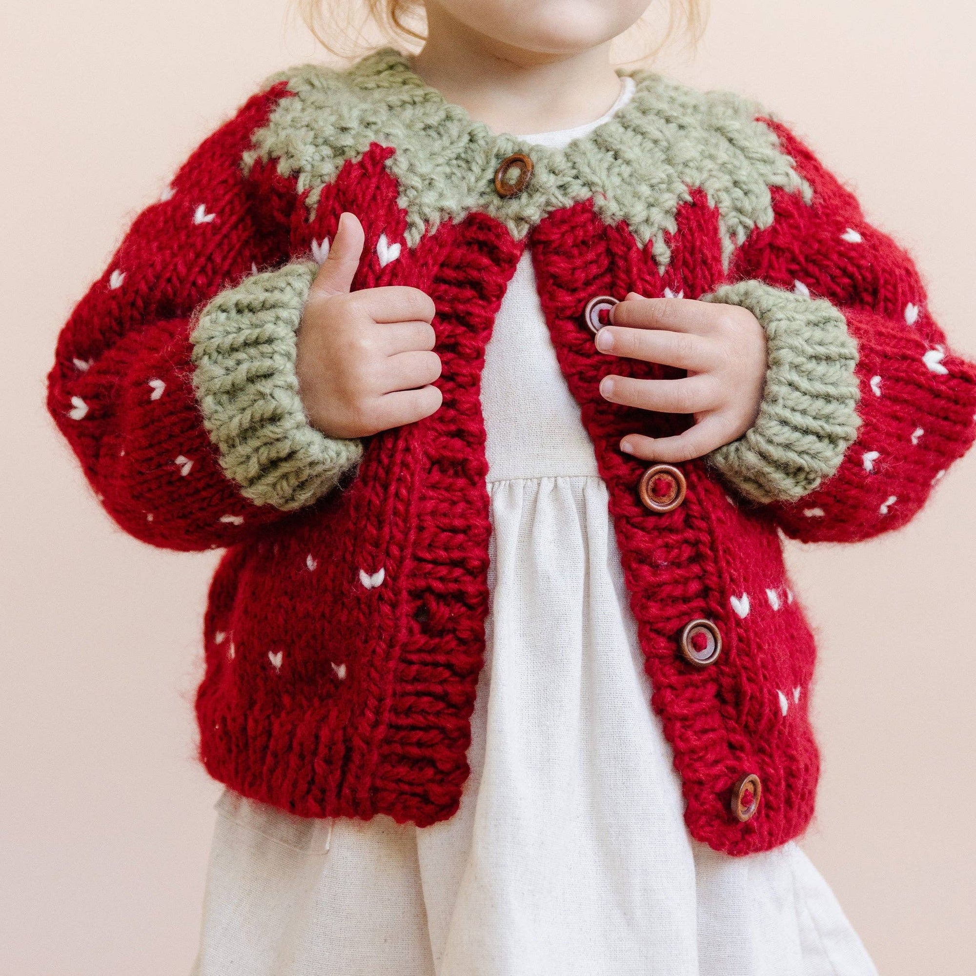 Strawberry Cardigan Baby & Child Cardigan Sweater