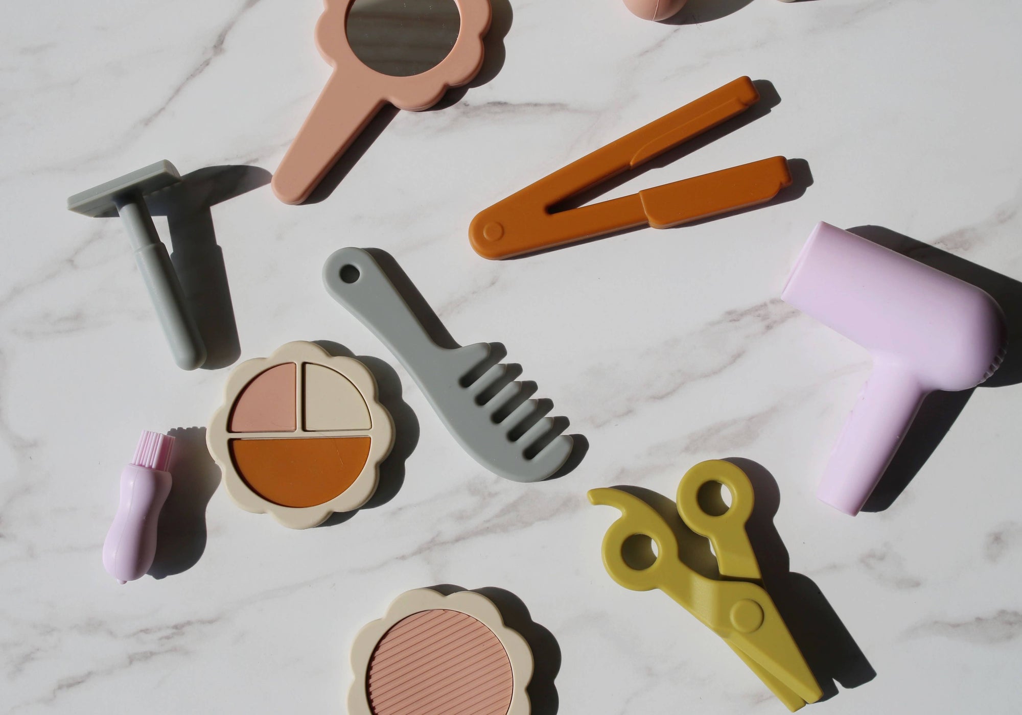 Silicone Hair and Makeup Play Set