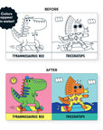 Rub-a-Dub Dinos! Color Magic Bath Book
