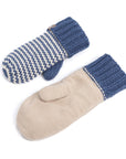 Classic Knit Winter Mittens for Kids, Stripe Pattern