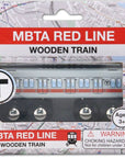 Boston MBTA Red Line Wooden Toy Train