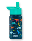 Jurassic Dinosaurs 14 oz Stainless Steel Water Bottle