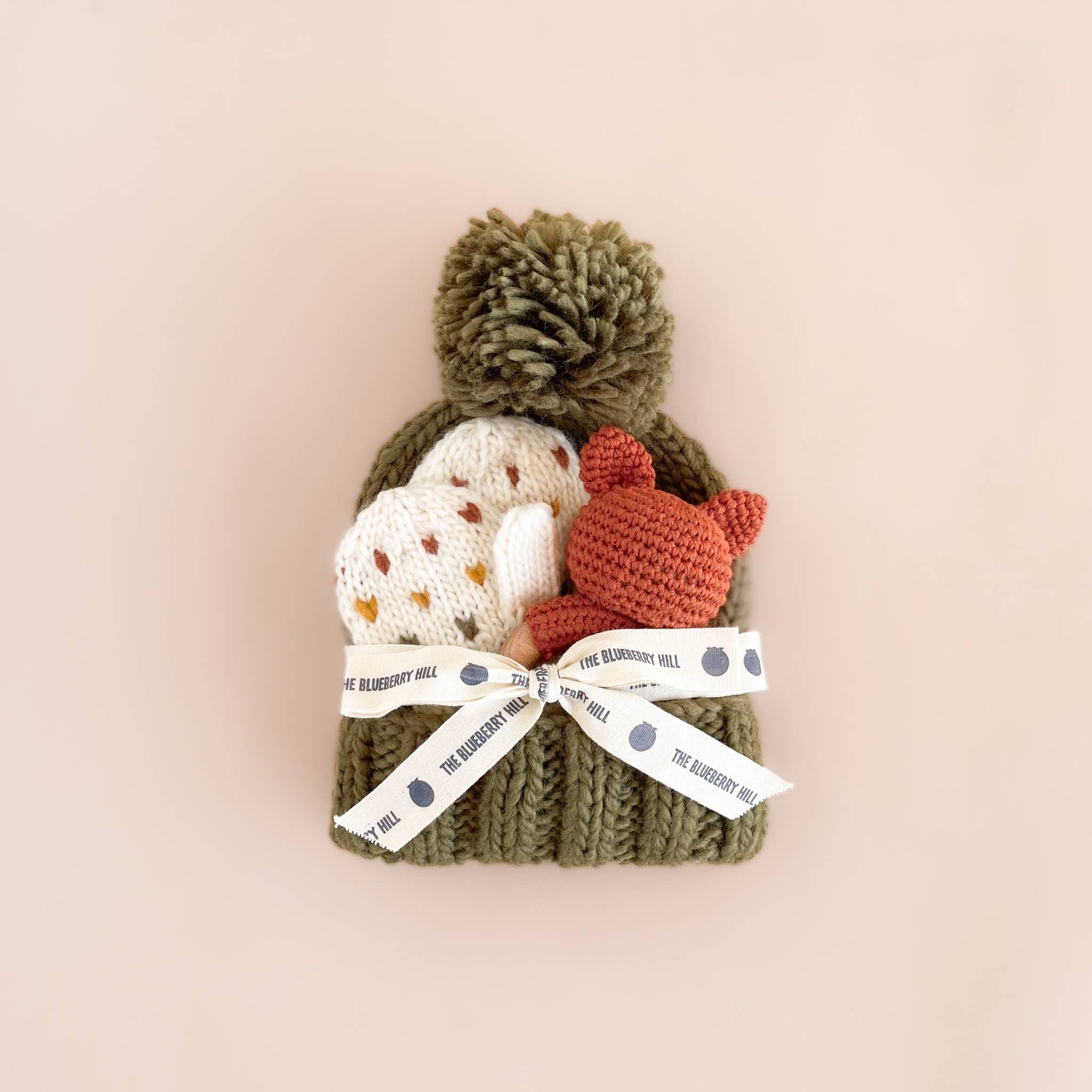 Sawyer Mittens, Retro Baby Kids Mittens