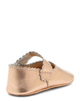 Copper Scalloped Mary Janes