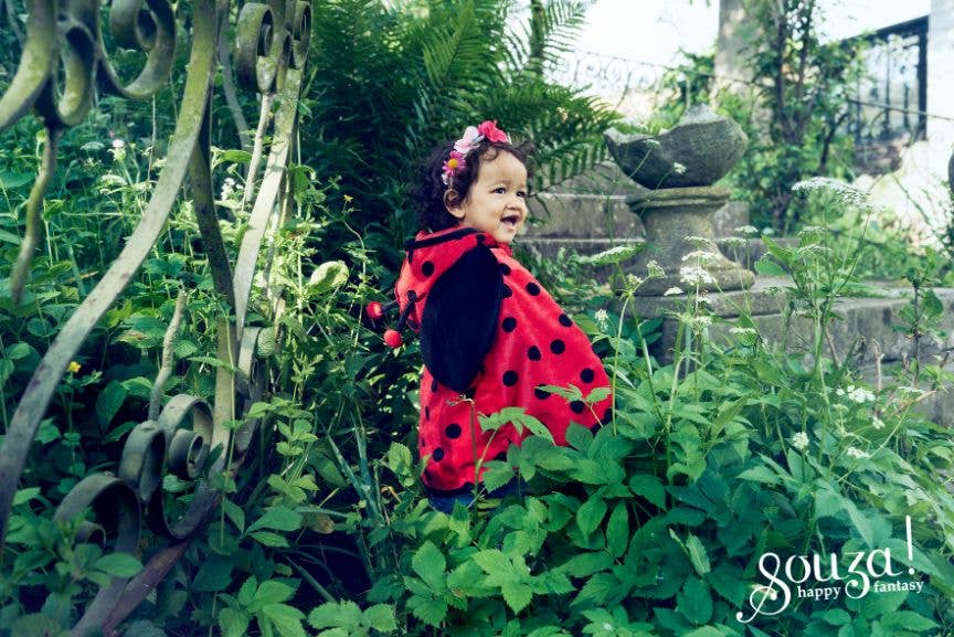 "Layla" Ladybird Costume Cape for babies - 2 yrs