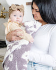 DOUBLE-LAYER BAMBONI® MINI BLANKETS: Elephant Double Layer